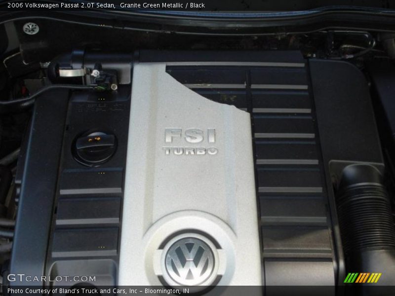 Granite Green Metallic / Black 2006 Volkswagen Passat 2.0T Sedan
