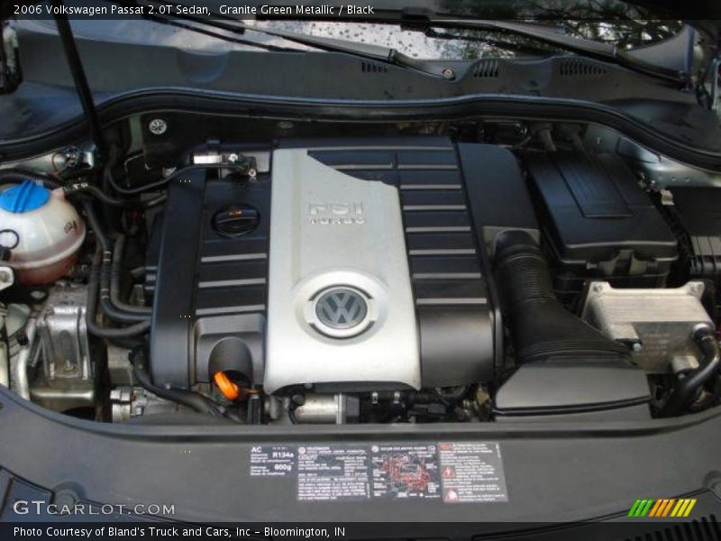 Granite Green Metallic / Black 2006 Volkswagen Passat 2.0T Sedan