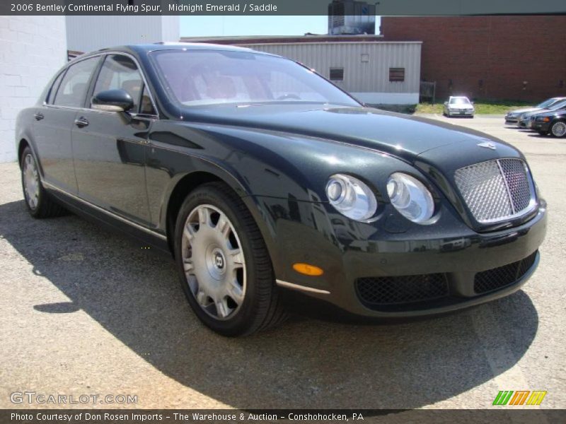 Midnight Emerald / Saddle 2006 Bentley Continental Flying Spur