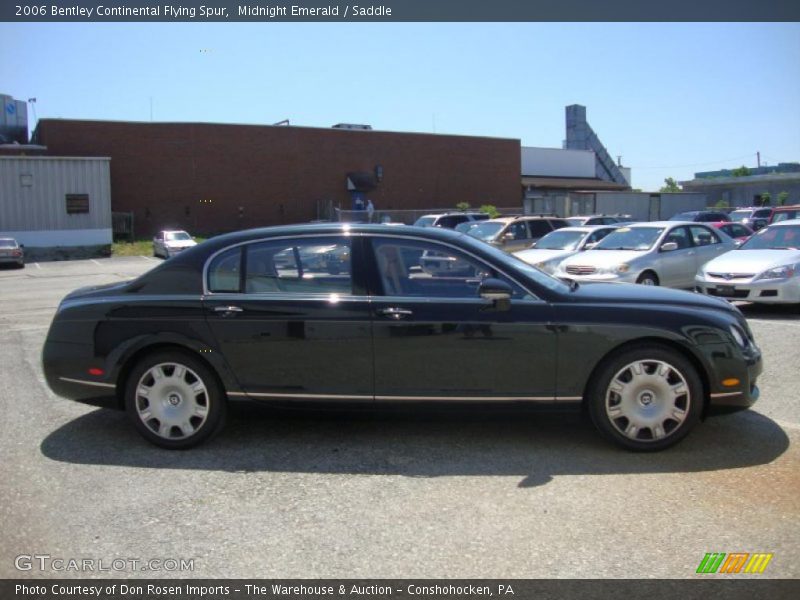 Midnight Emerald / Saddle 2006 Bentley Continental Flying Spur