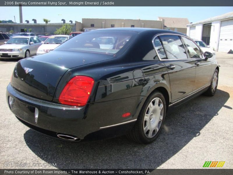Midnight Emerald / Saddle 2006 Bentley Continental Flying Spur