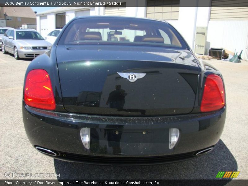 Midnight Emerald / Saddle 2006 Bentley Continental Flying Spur