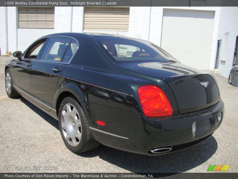 Midnight Emerald / Saddle 2006 Bentley Continental Flying Spur