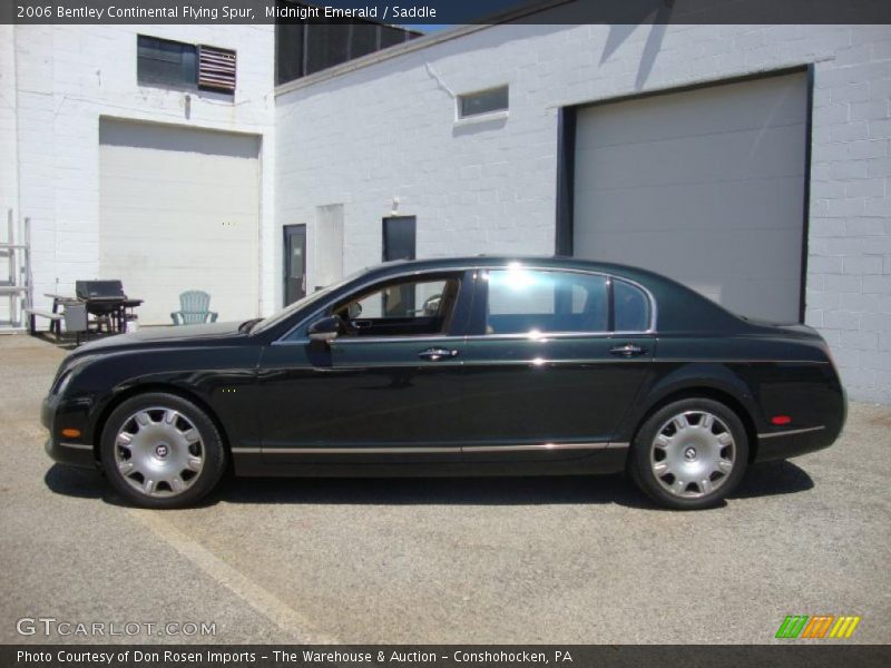 Midnight Emerald / Saddle 2006 Bentley Continental Flying Spur