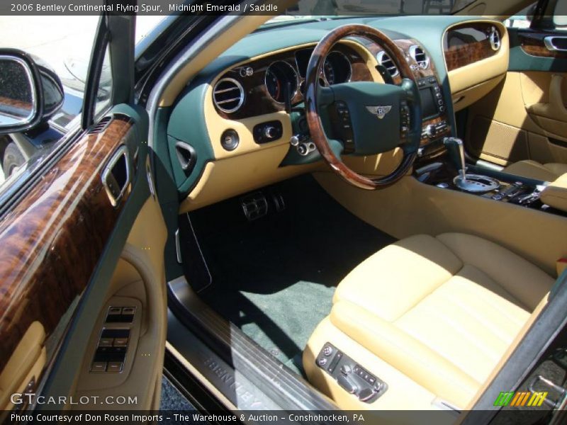 Midnight Emerald / Saddle 2006 Bentley Continental Flying Spur