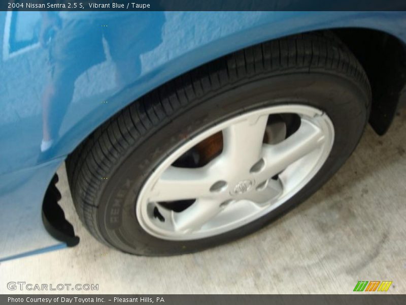 Vibrant Blue / Taupe 2004 Nissan Sentra 2.5 S