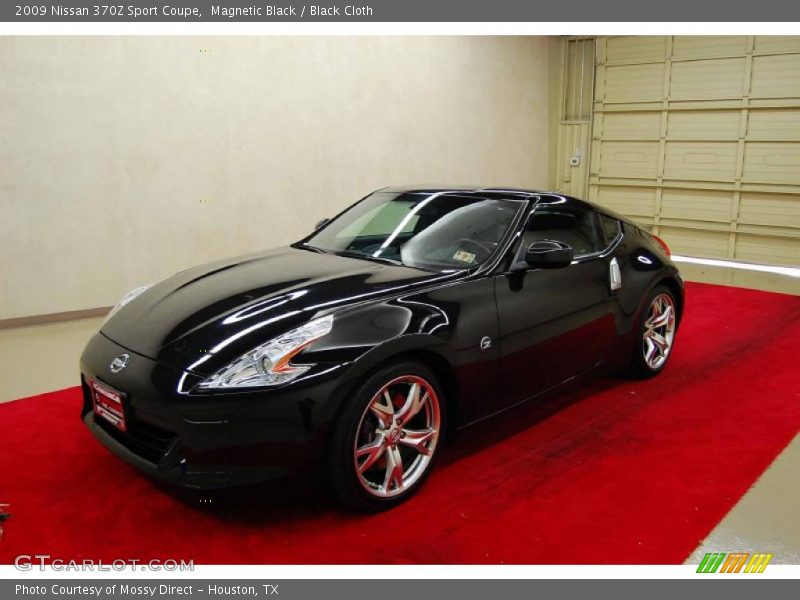 Magnetic Black / Black Cloth 2009 Nissan 370Z Sport Coupe