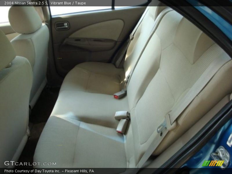 Vibrant Blue / Taupe 2004 Nissan Sentra 2.5 S