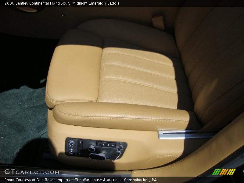 Midnight Emerald / Saddle 2006 Bentley Continental Flying Spur