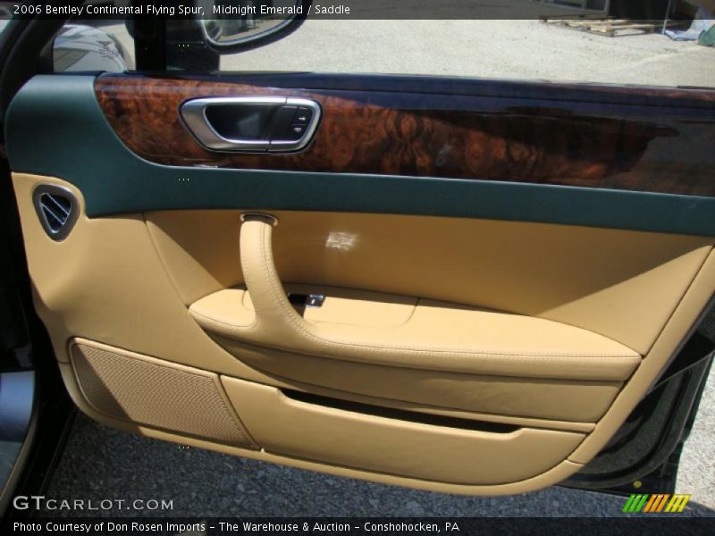 Midnight Emerald / Saddle 2006 Bentley Continental Flying Spur