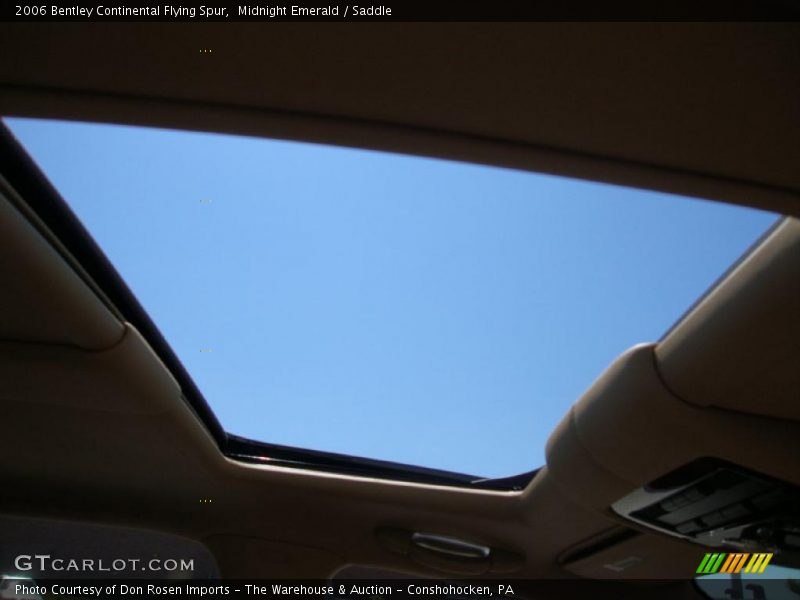 Midnight Emerald / Saddle 2006 Bentley Continental Flying Spur