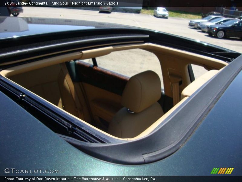Midnight Emerald / Saddle 2006 Bentley Continental Flying Spur
