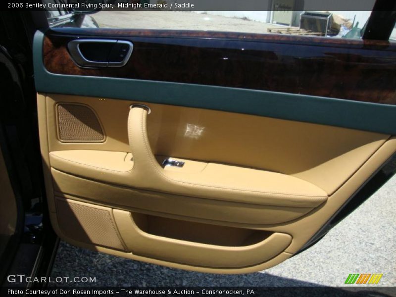 Midnight Emerald / Saddle 2006 Bentley Continental Flying Spur