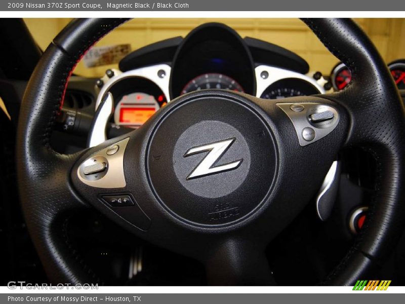 Magnetic Black / Black Cloth 2009 Nissan 370Z Sport Coupe