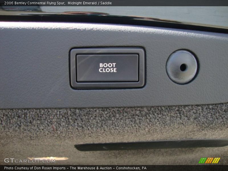 Midnight Emerald / Saddle 2006 Bentley Continental Flying Spur