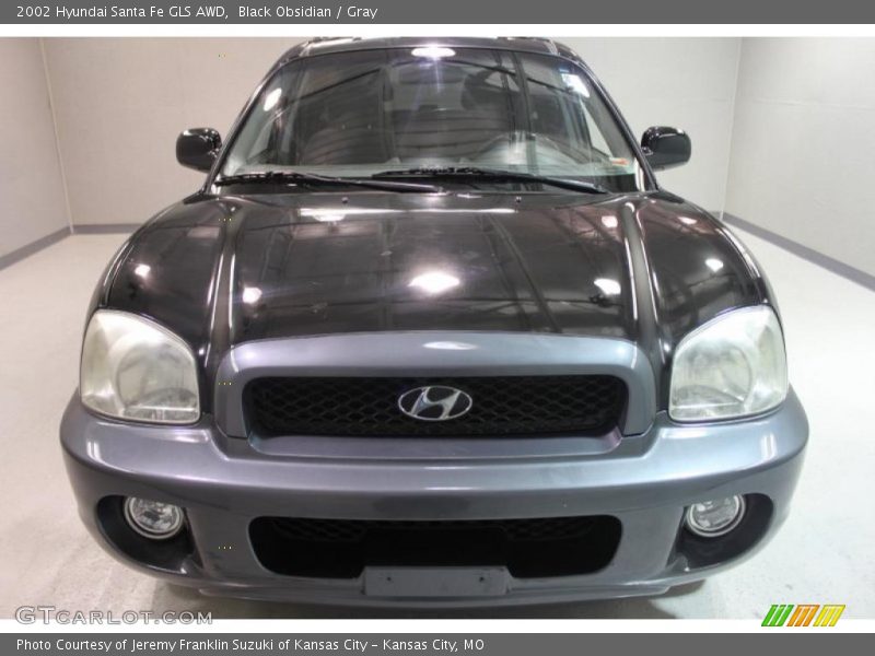 Black Obsidian / Gray 2002 Hyundai Santa Fe GLS AWD