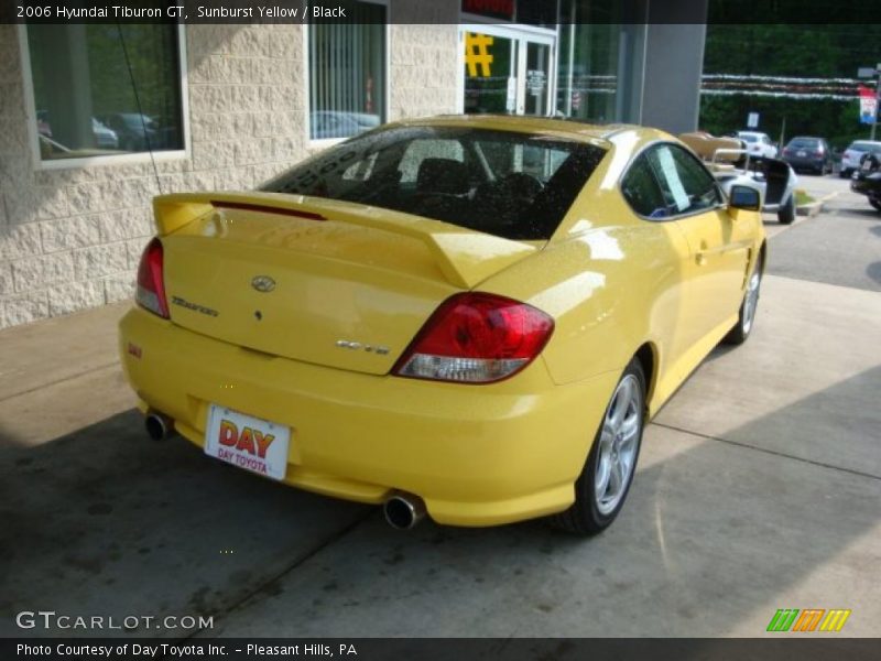 Sunburst Yellow / Black 2006 Hyundai Tiburon GT