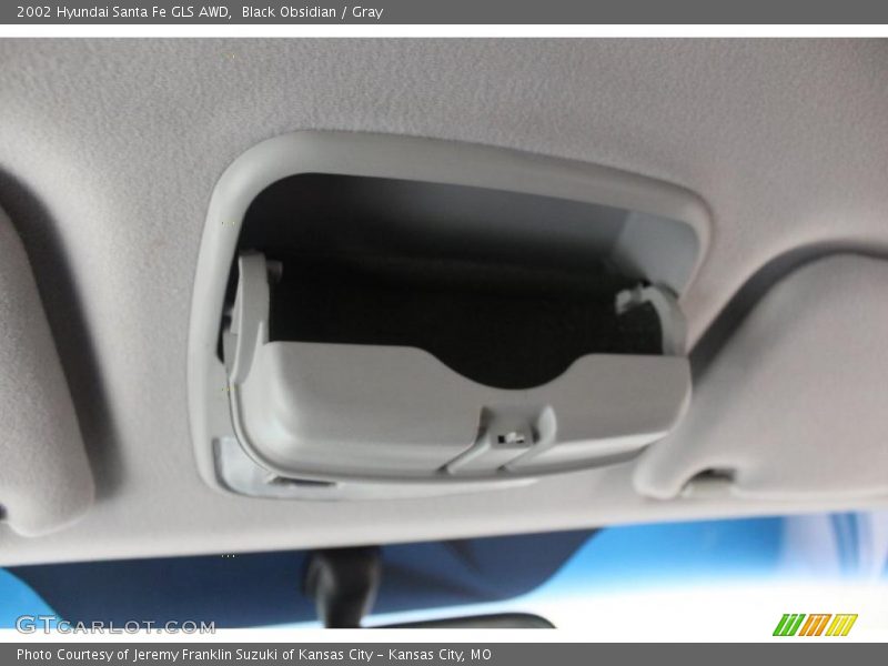 Black Obsidian / Gray 2002 Hyundai Santa Fe GLS AWD