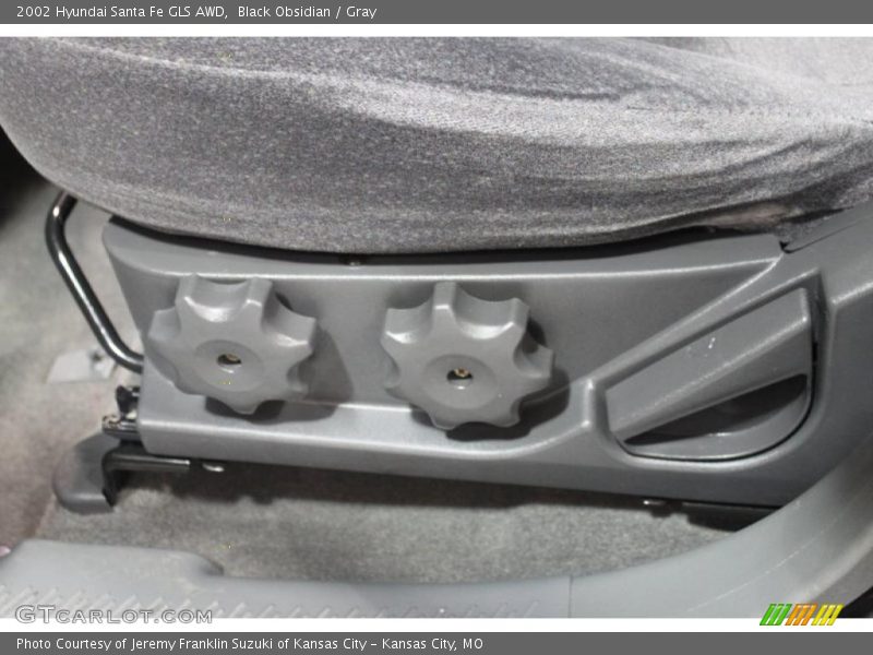 Black Obsidian / Gray 2002 Hyundai Santa Fe GLS AWD