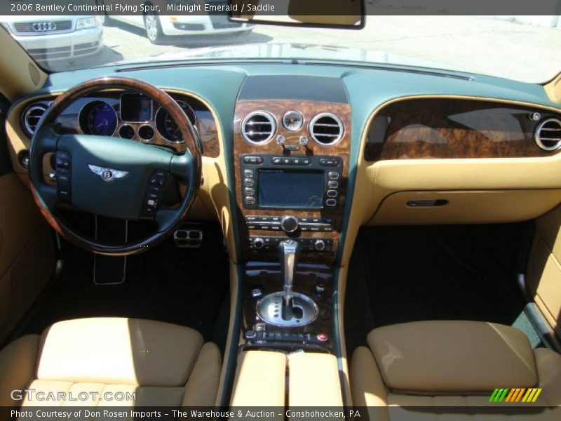 Midnight Emerald / Saddle 2006 Bentley Continental Flying Spur