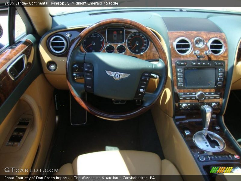 Midnight Emerald / Saddle 2006 Bentley Continental Flying Spur