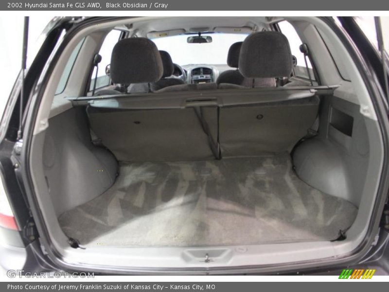 Black Obsidian / Gray 2002 Hyundai Santa Fe GLS AWD