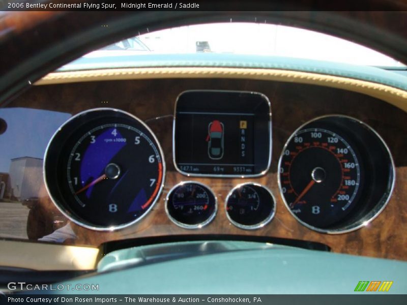 Midnight Emerald / Saddle 2006 Bentley Continental Flying Spur