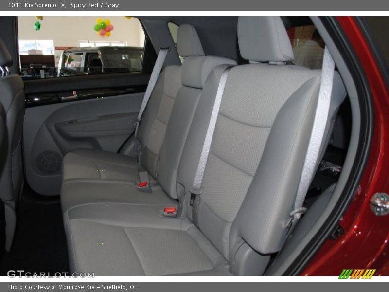 Spicy Red / Gray 2011 Kia Sorento LX