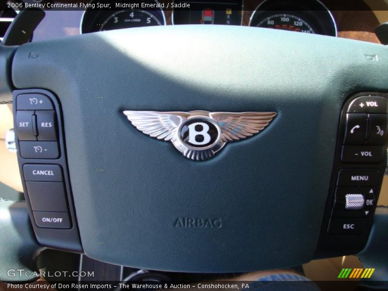 Midnight Emerald / Saddle 2006 Bentley Continental Flying Spur