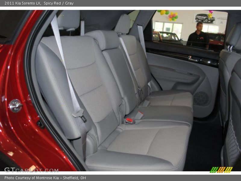 Spicy Red / Gray 2011 Kia Sorento LX
