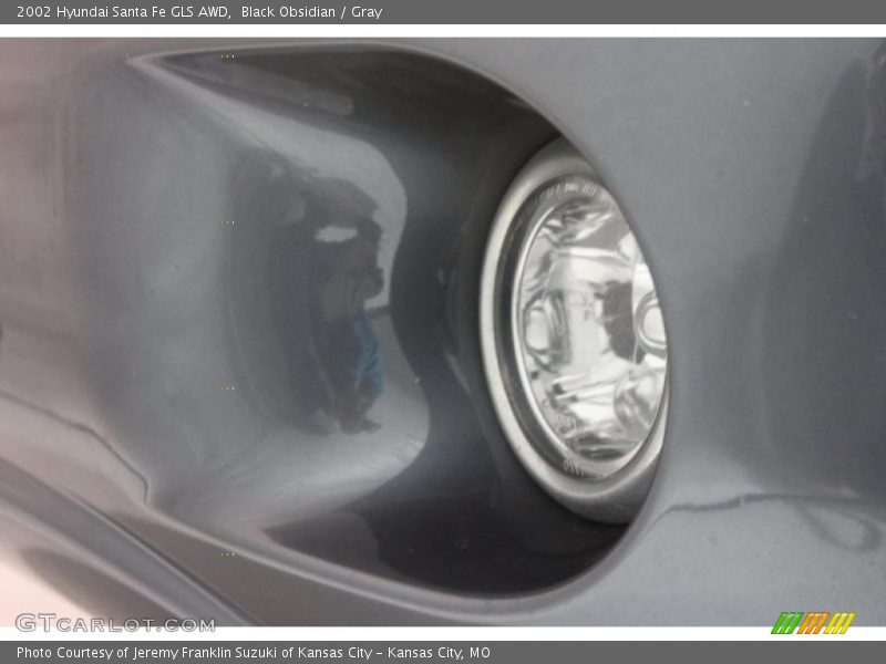Black Obsidian / Gray 2002 Hyundai Santa Fe GLS AWD