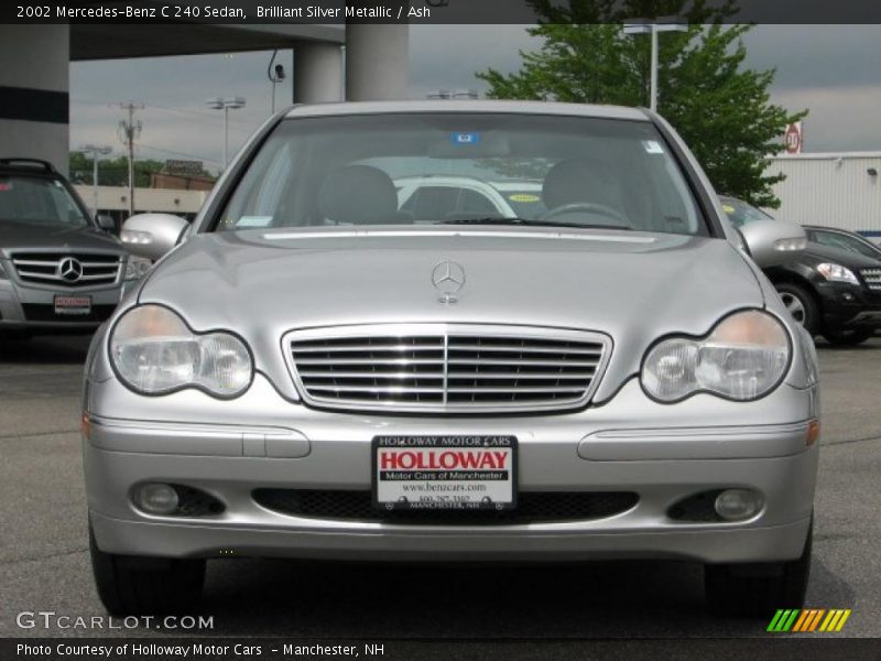 Brilliant Silver Metallic / Ash 2002 Mercedes-Benz C 240 Sedan