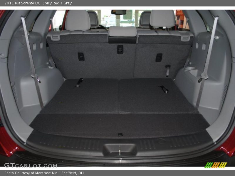 Spicy Red / Gray 2011 Kia Sorento LX