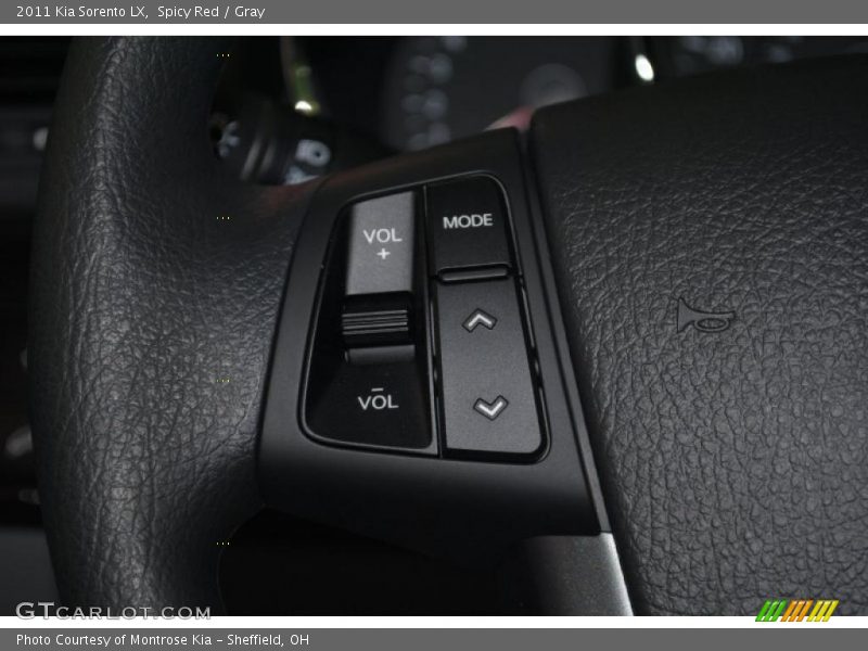 Spicy Red / Gray 2011 Kia Sorento LX