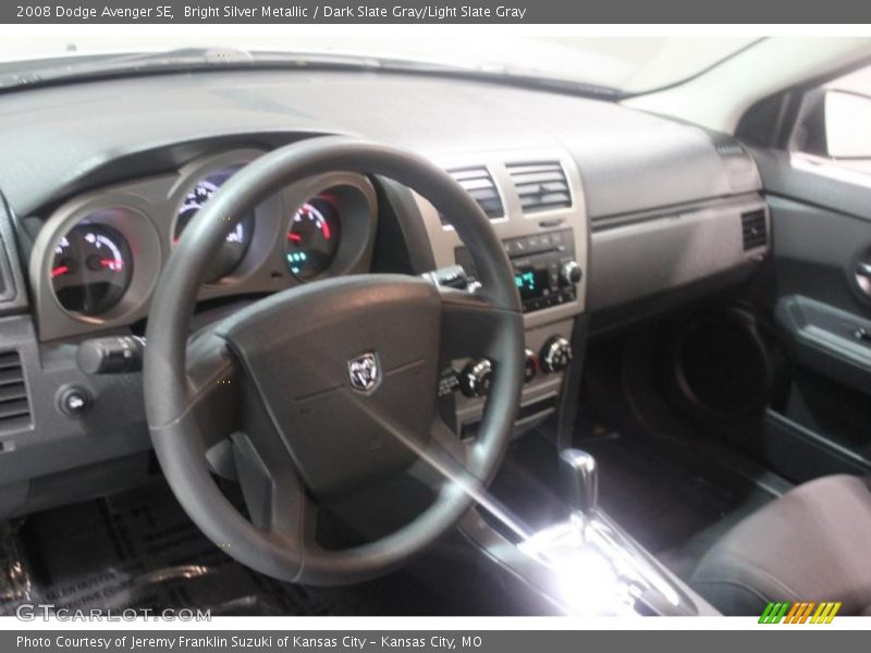 Bright Silver Metallic / Dark Slate Gray/Light Slate Gray 2008 Dodge Avenger SE