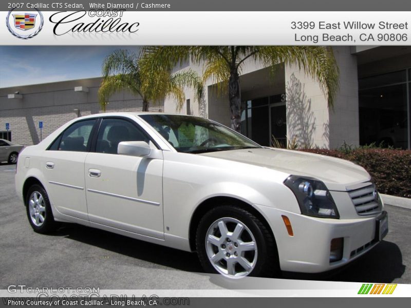 White Diamond / Cashmere 2007 Cadillac CTS Sedan