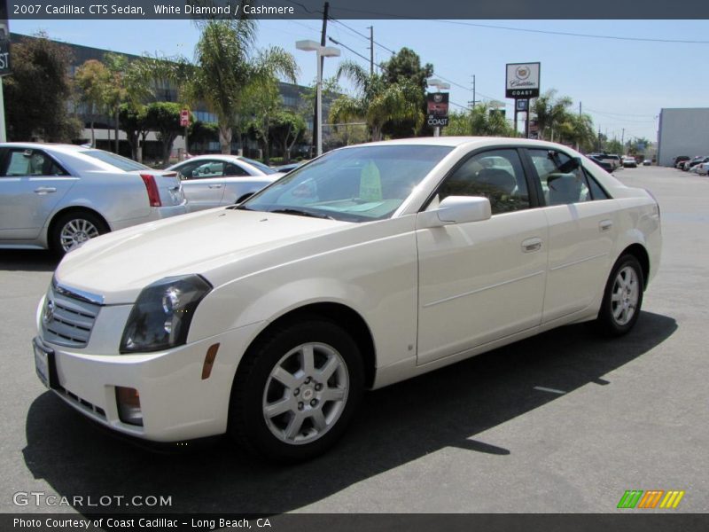 White Diamond / Cashmere 2007 Cadillac CTS Sedan