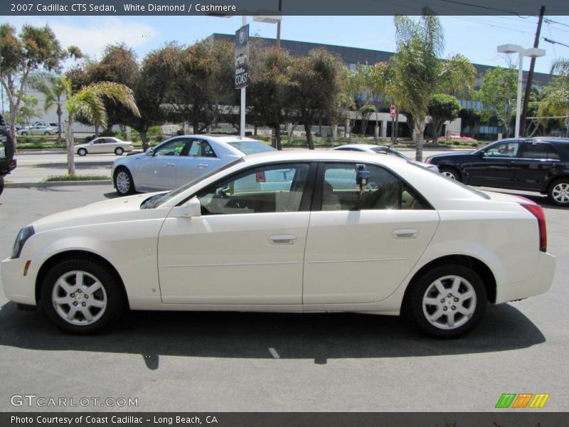White Diamond / Cashmere 2007 Cadillac CTS Sedan