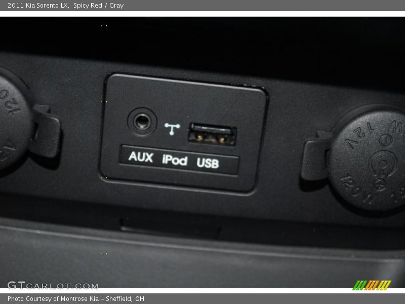 Spicy Red / Gray 2011 Kia Sorento LX