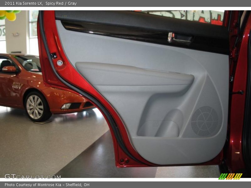 Spicy Red / Gray 2011 Kia Sorento LX