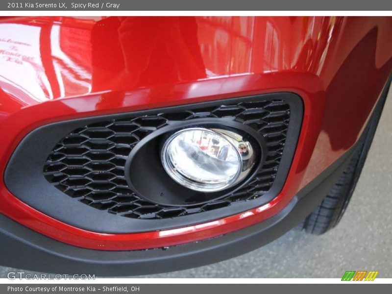 Spicy Red / Gray 2011 Kia Sorento LX