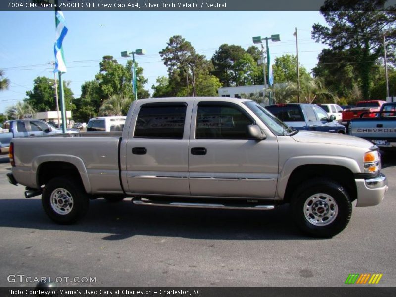 Silver Birch Metallic / Neutral 2004 GMC Sierra 2500HD SLT Crew Cab 4x4