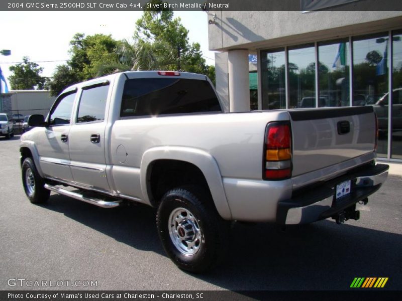 Silver Birch Metallic / Neutral 2004 GMC Sierra 2500HD SLT Crew Cab 4x4