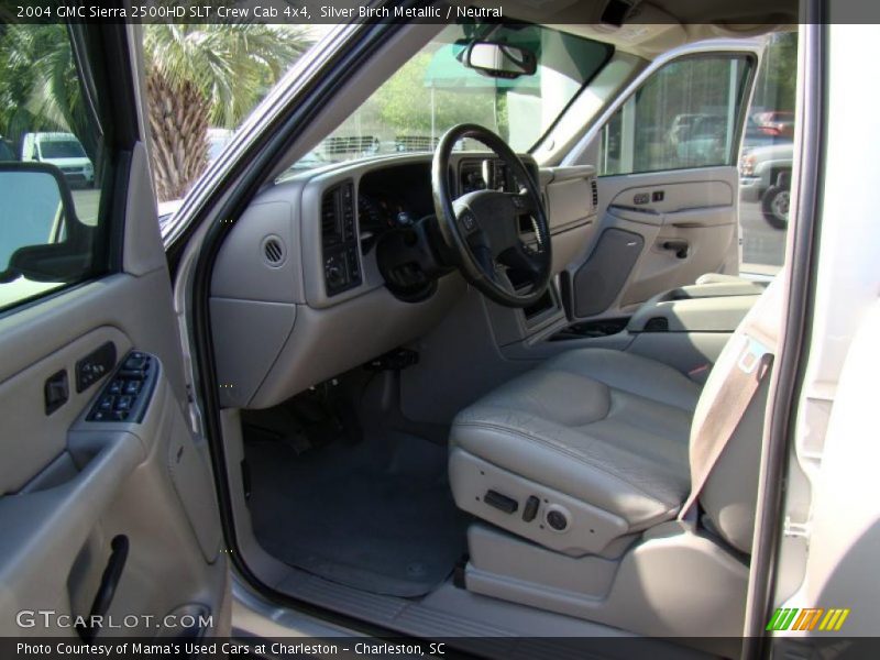 Silver Birch Metallic / Neutral 2004 GMC Sierra 2500HD SLT Crew Cab 4x4