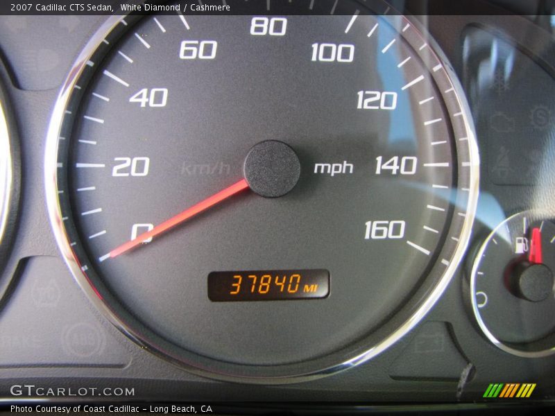 White Diamond / Cashmere 2007 Cadillac CTS Sedan