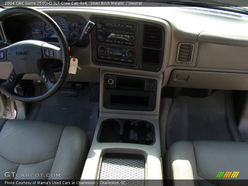 Silver Birch Metallic / Neutral 2004 GMC Sierra 2500HD SLT Crew Cab 4x4