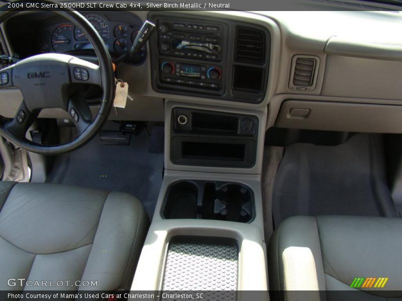 Silver Birch Metallic / Neutral 2004 GMC Sierra 2500HD SLT Crew Cab 4x4