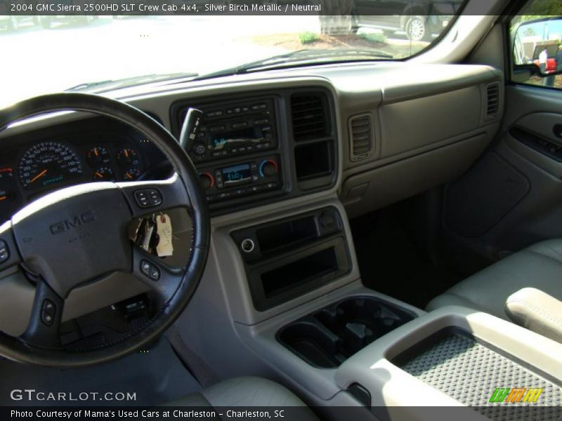 Silver Birch Metallic / Neutral 2004 GMC Sierra 2500HD SLT Crew Cab 4x4