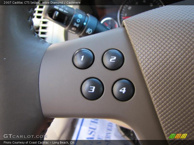 White Diamond / Cashmere 2007 Cadillac CTS Sedan