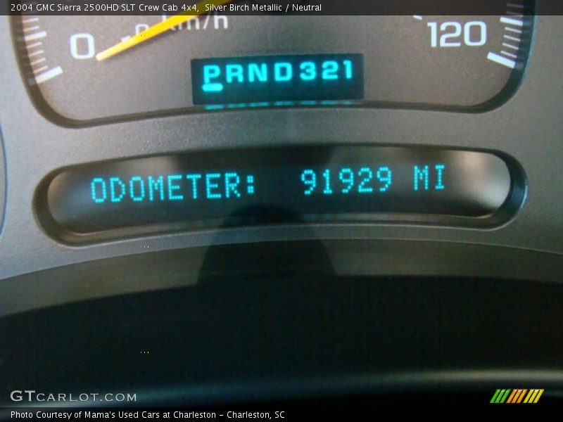 Silver Birch Metallic / Neutral 2004 GMC Sierra 2500HD SLT Crew Cab 4x4
